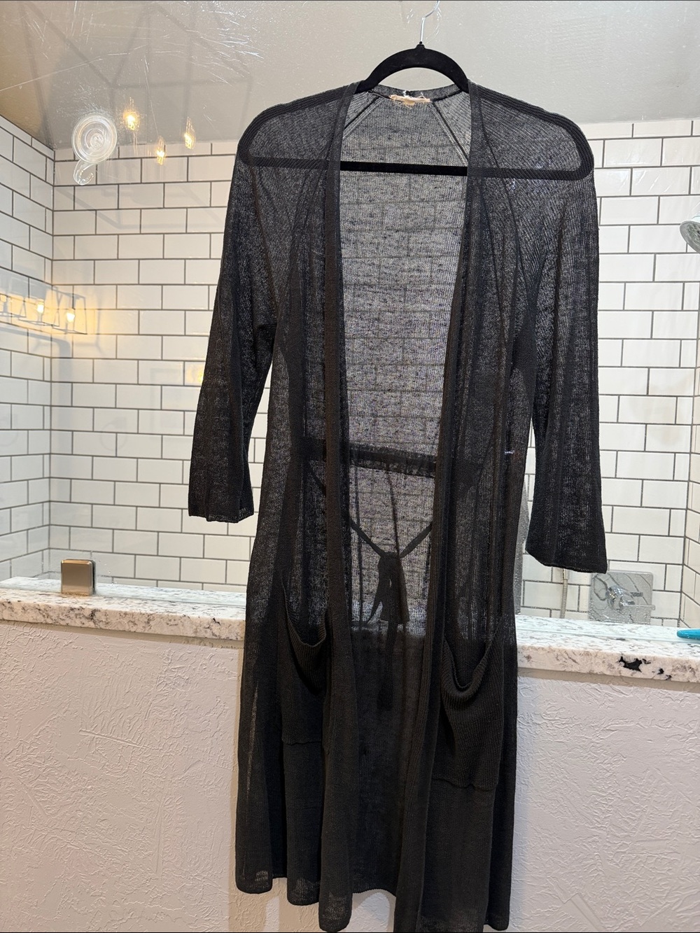 Eileen fisher sheer sweater